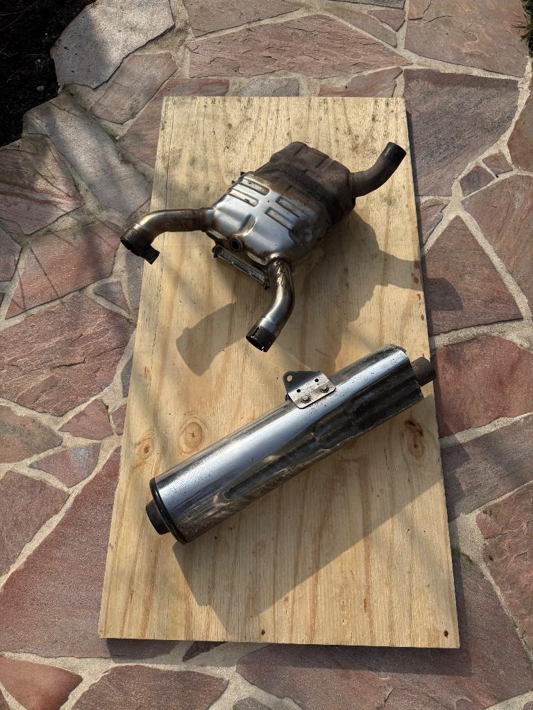 BMW R1150GS bj 2002 katalysator beschermingsbeugel demper, Ophalen, Gebruikt