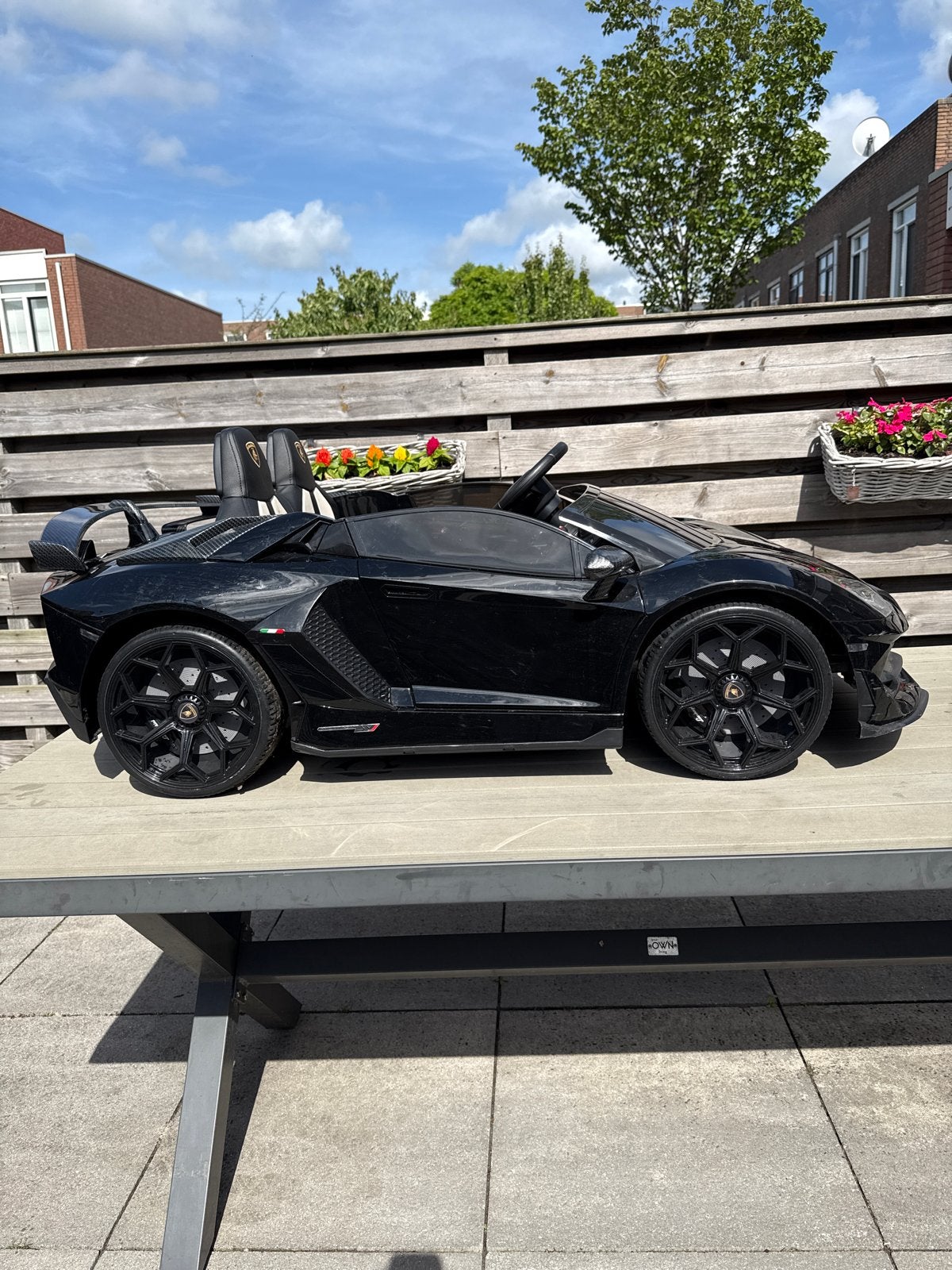 Lamborghini elektrische kinderauto - met gebreken, Ophalen, Gebruikt