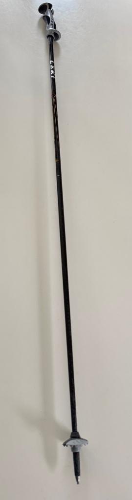 LEKI Carbon 12.S skistok 130 cm – Trigger S – per stuk, Gebruikt, Stokken, 100 tot 140 cm, Skiën