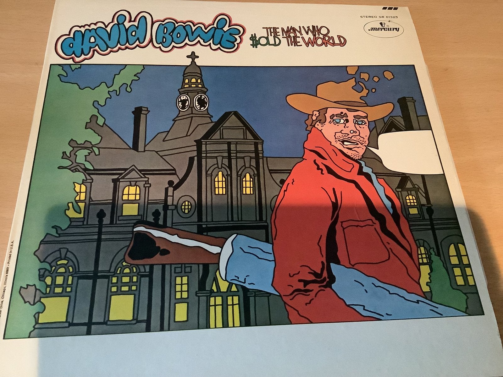 David Bowie-The man who sold the world. Reissue unofficial., Ophalen of Verzenden, Gebruikt, 12 inch, Poprock
