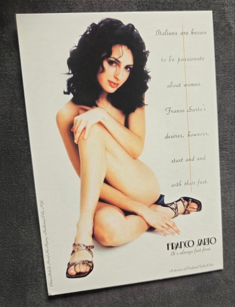 Sexy naakte vrouw op hoge hakken - Franco Sarto, Verzenden, Ongelopen, Overige thema's