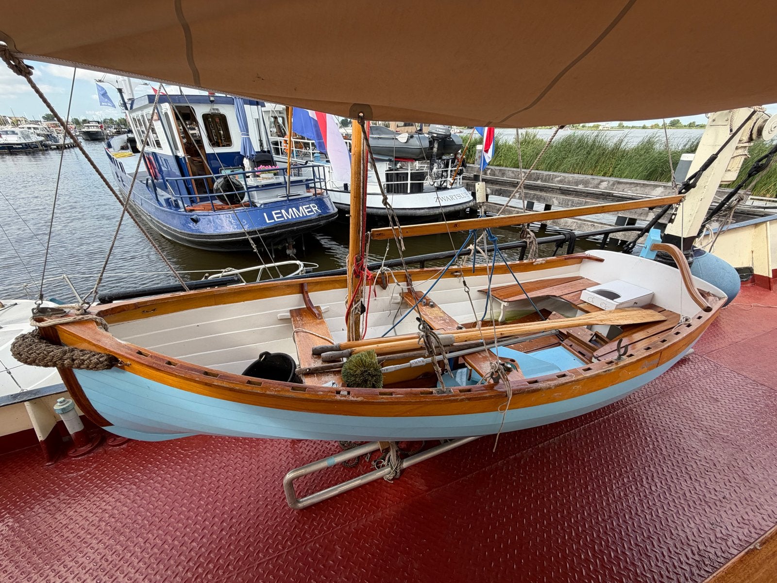 Klassieke zeiljol, Ophalen