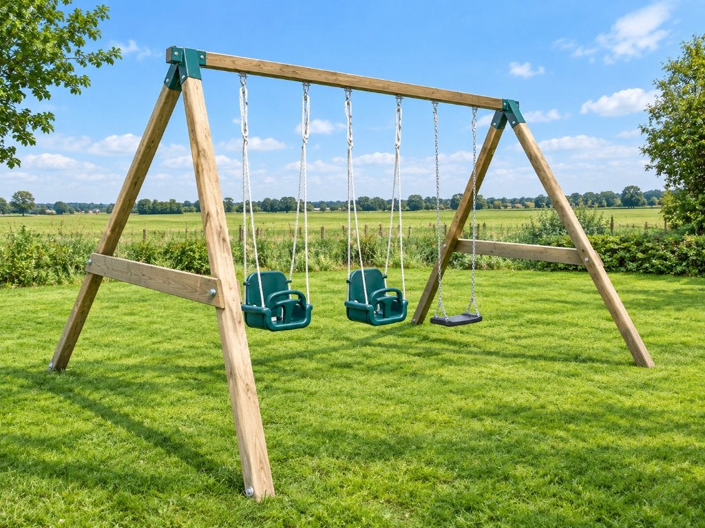 HOUTEN SCHOMMEL diverse modellen afhalen of laten leveren, Ophalen, Nieuw, Schommel