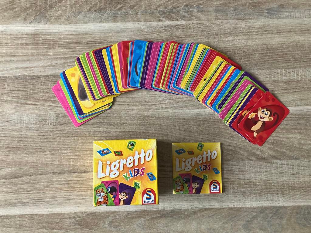 Ligretto Kids Kaartspel - Snel en Leuk voor Kinderen, Drie of vier spelers, Ophalen of Verzenden, Zo goed als nieuw