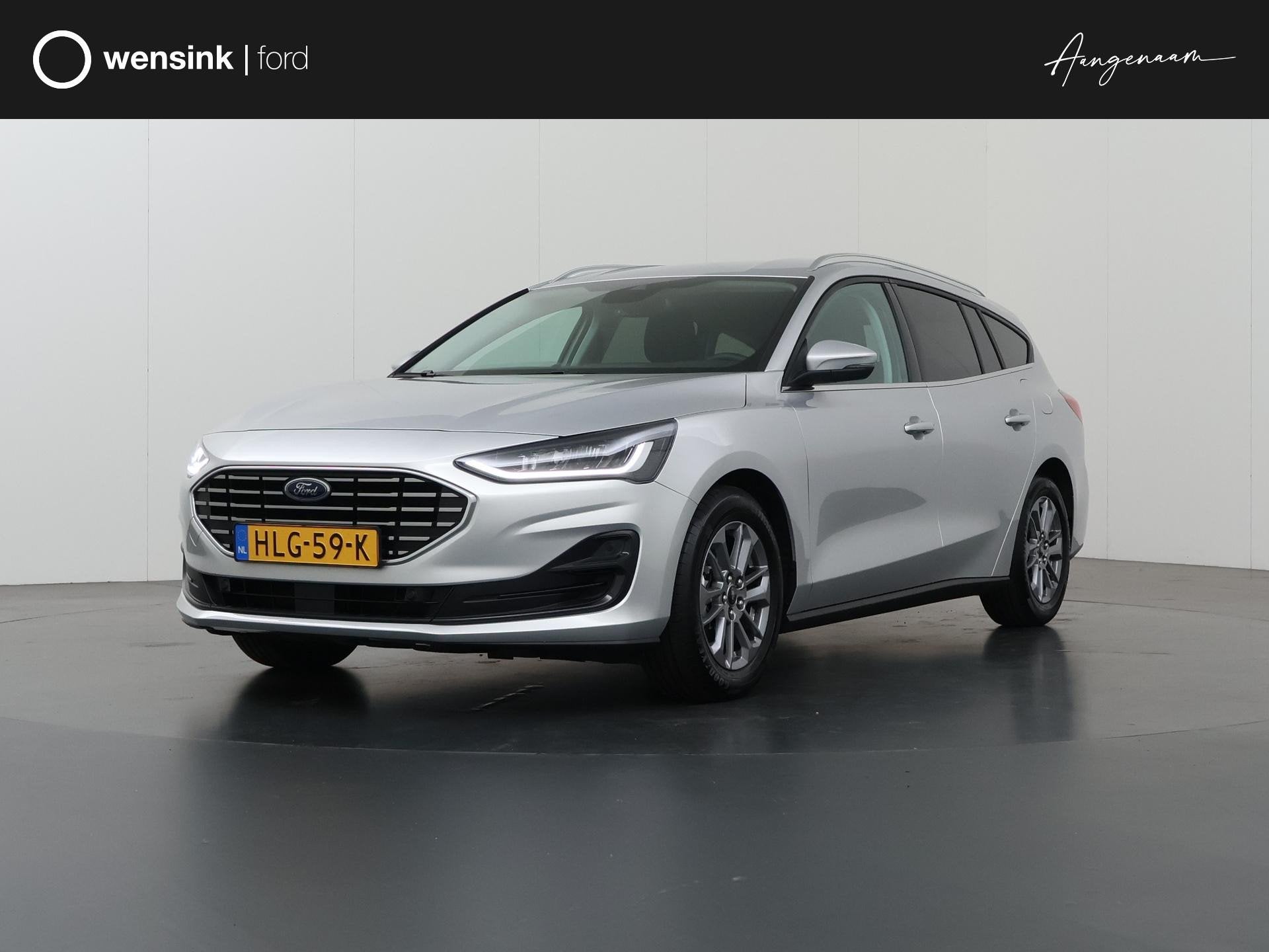 Ford Focus Wagon 1.0 EcoBoost Hybrid Titanium | Winterpakket, Auto's, Origineel Nederlands, 19 km/l, Zilver of Grijs, 999 cc