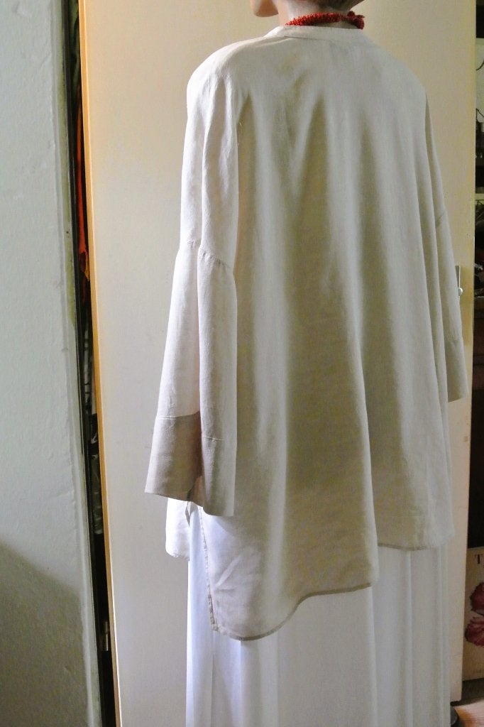Tuniek linnen/lino linnenmix a lijn top zomer 46/48, Kleding | Dames, Ophalen of Verzenden, Gedragen, Maat 46/48 (XL) of groter