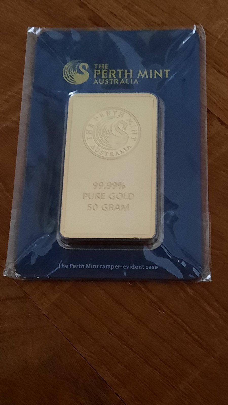 The Perth Mint 50 gram goudbaar, Ophalen of Verzenden, Goud