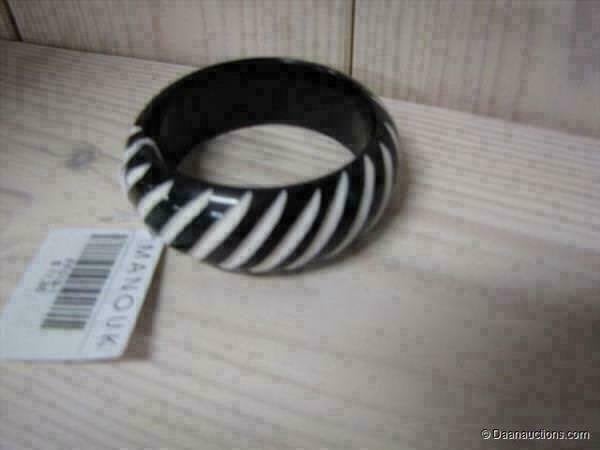 Armband zwart/wit Manouk, nieuw., Ophalen of Verzenden, Nieuw, Zwart