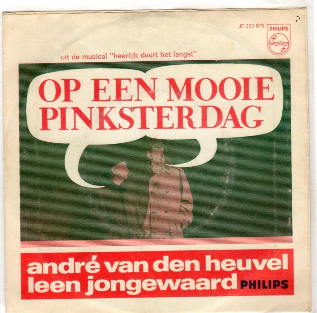 VERKOCHT André van de Heuvel  Op Een Mooie Pink.., Cd's en Dvd's, Fotohoes, 7 inch, Ophalen of Verzenden, Zo goed als nieuw