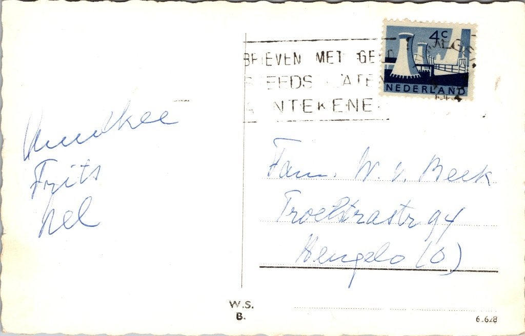 Nijmegen - 8 oude ansichtkaarten Grote Markt X, Verzamelen, Ansichtkaarten | Nederland, Verzenden, 1960 tot 1980, Gelopen, Gelderland