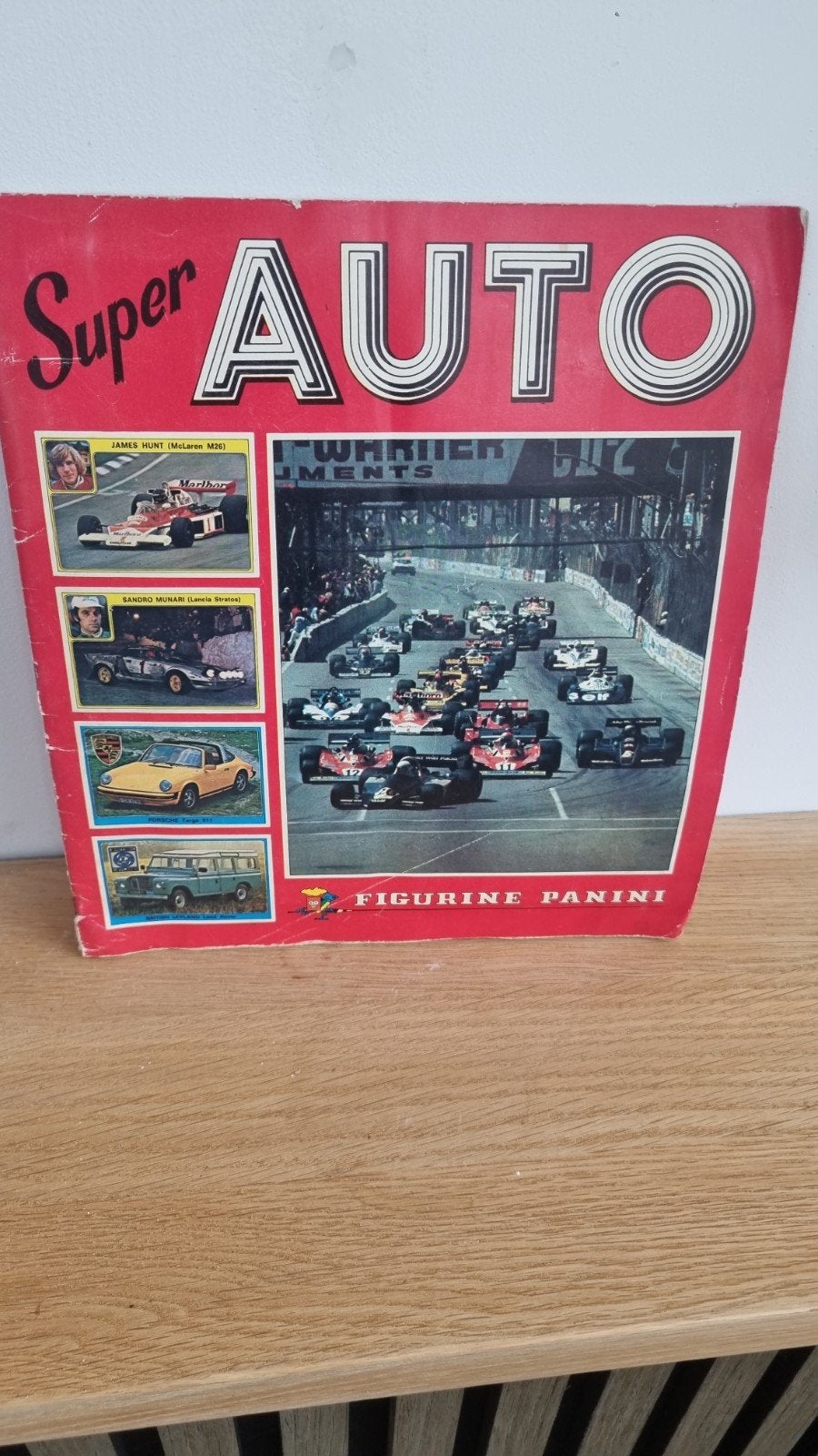 Panini Super Auto Plaatjesalbum - Vintage Auto's, Ophalen of Verzenden, Gebruikt, Plaatje