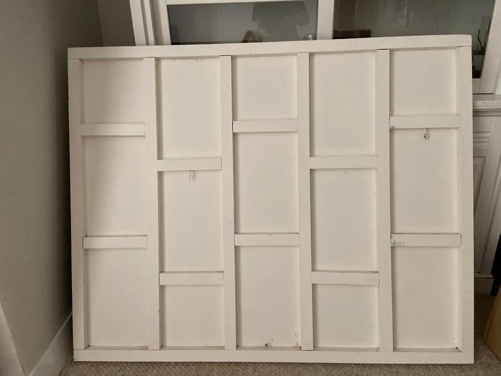 Witte wandplank of boekenplank letterbak foto plank, Huis en Inrichting, Ophalen of Verzenden, Gebruikt