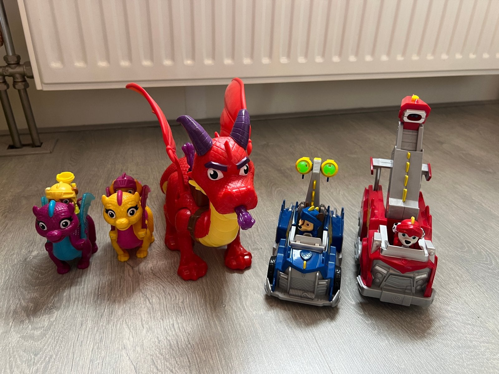 P1 Paw Patrol Ridders en Draken set - Compleet en topstaat, Ophalen of Verzenden, Zo goed als nieuw