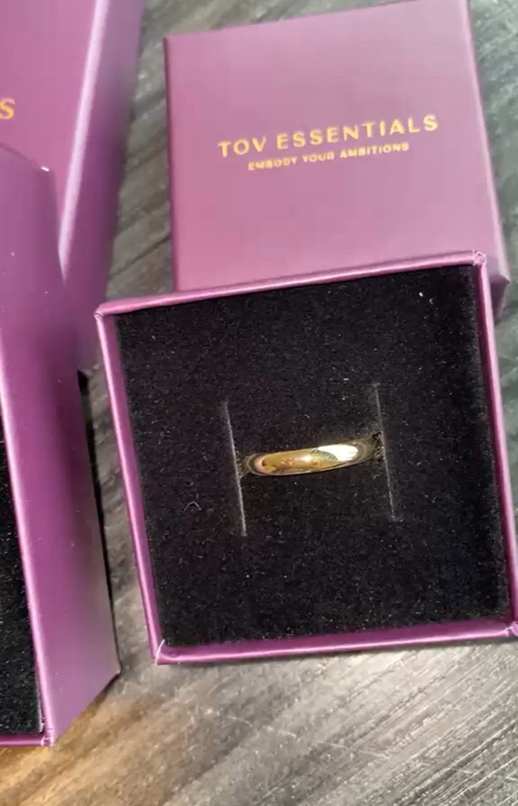 Gouden ring 14k , 585 maat 54, Ophalen of Verzenden, Zo goed als nieuw, 17 tot 18, Dame
