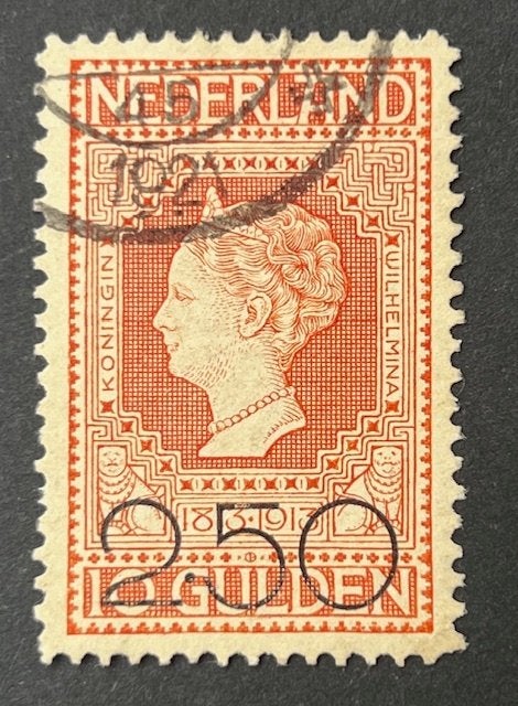 Nederland NVPH 105 gebruikt, Postzegels en Munten, Ophalen of Verzenden, T/m 1940, Gestempeld