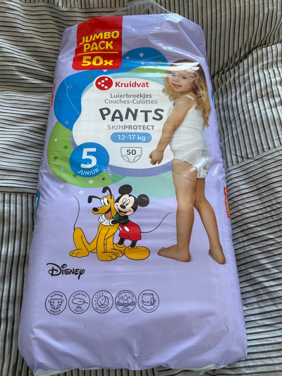 Kruidvat Luierbroekjes Pants Skinprotect Junior 5 (12-17kg), Ophalen of Verzenden, Nieuw
