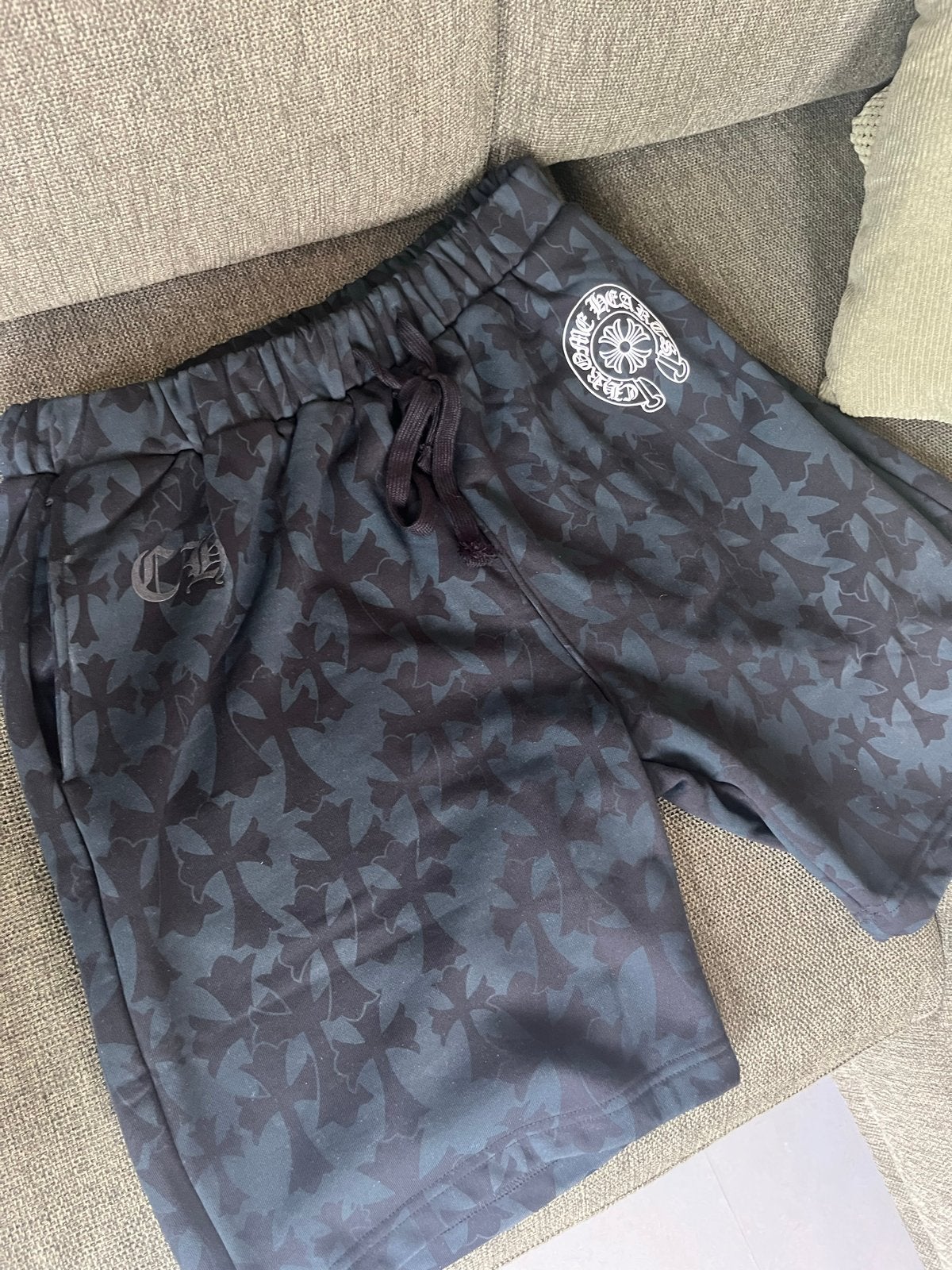 Chrome Hearts Shorts - Flink Gedragen, Verzenden, Gedragen, Maat 52/54 (L), Zwart
