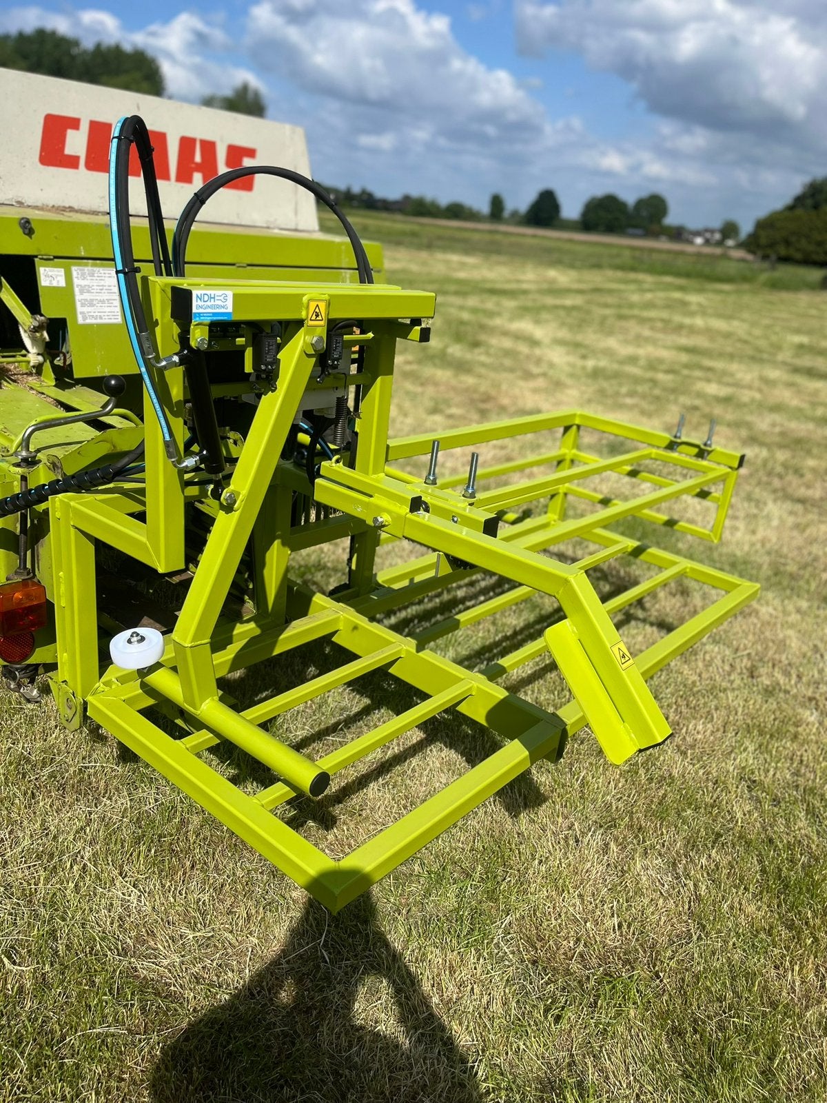 Kleine balenverzamelaar+8 paks balenklem+Stroprikker+ Overig, Ophalen, Veehouderij, Oogstmachine