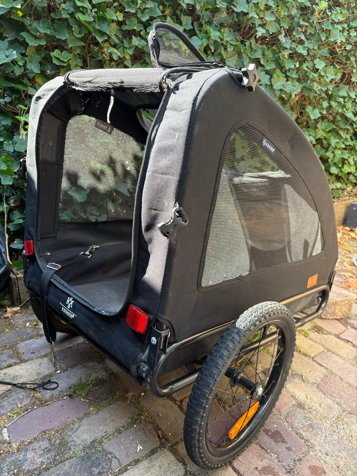 KESSER Hondenfietskar - Opvouwbaar en Comfortabel, Ophalen, Gebruikt, Opvouwbaar, 20 tot 40 kg