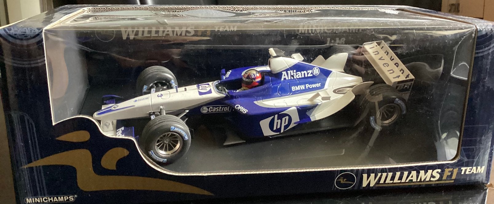 Williams F1 BMW showcar 2003, Ophalen of Verzenden, Zo goed als nieuw, Auto, MiniChamps