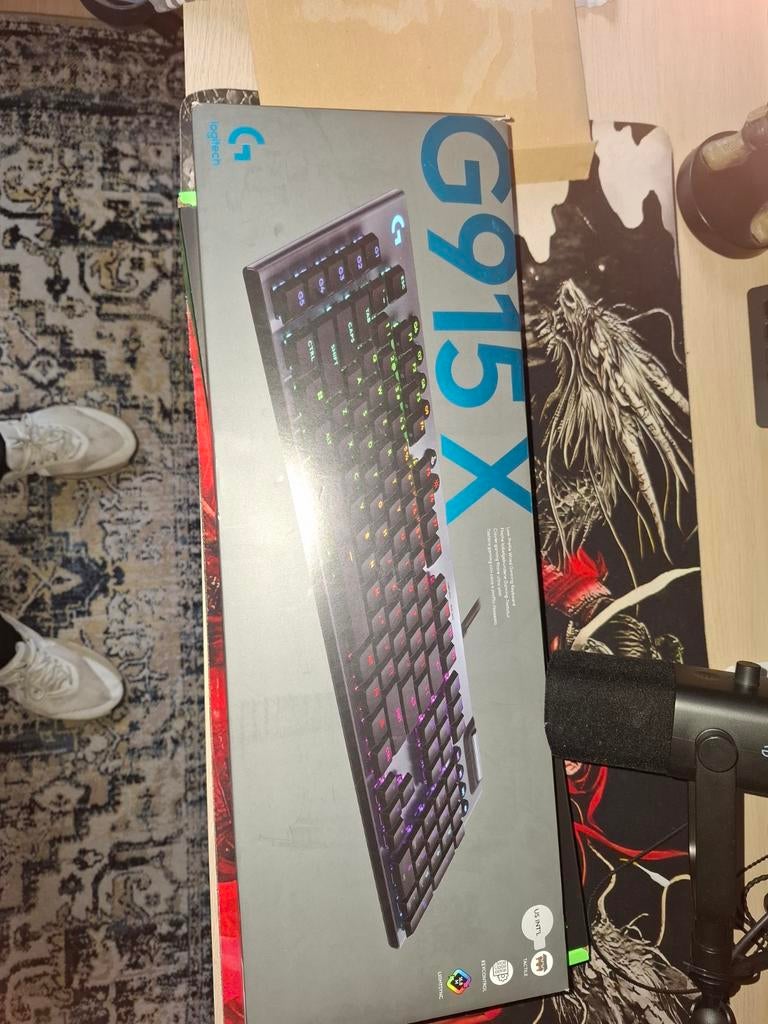 Logitech G915 X  toetsenbord ( bekabeld ), Computers en Software, Toetsenborden, Logitech, Ophalen of Verzenden, Zo goed als nieuw