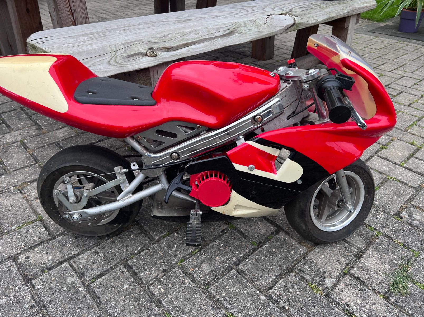 Mini bike 49cc 2 takt, Fietsen en Brommers, Minibikes, Midibikes en Pitbikes, Ophalen, Gebruikt, 49 cc, Pitbike