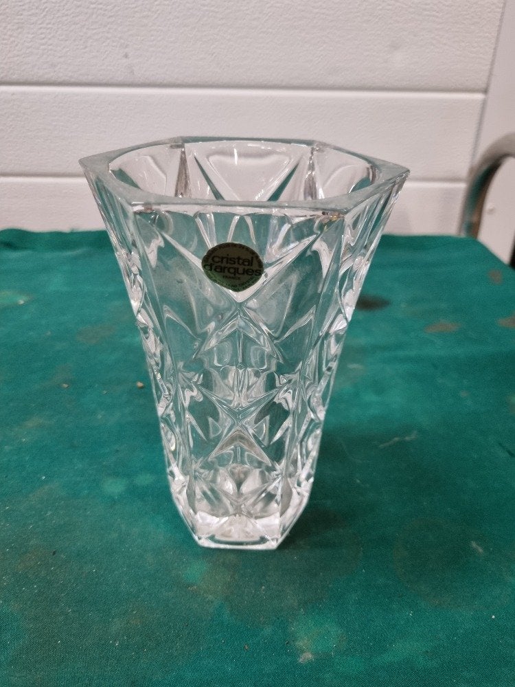 vaas kristal d"arques vintage, Antiek en Kunst, Antiek | Vazen, Ophalen of Verzenden