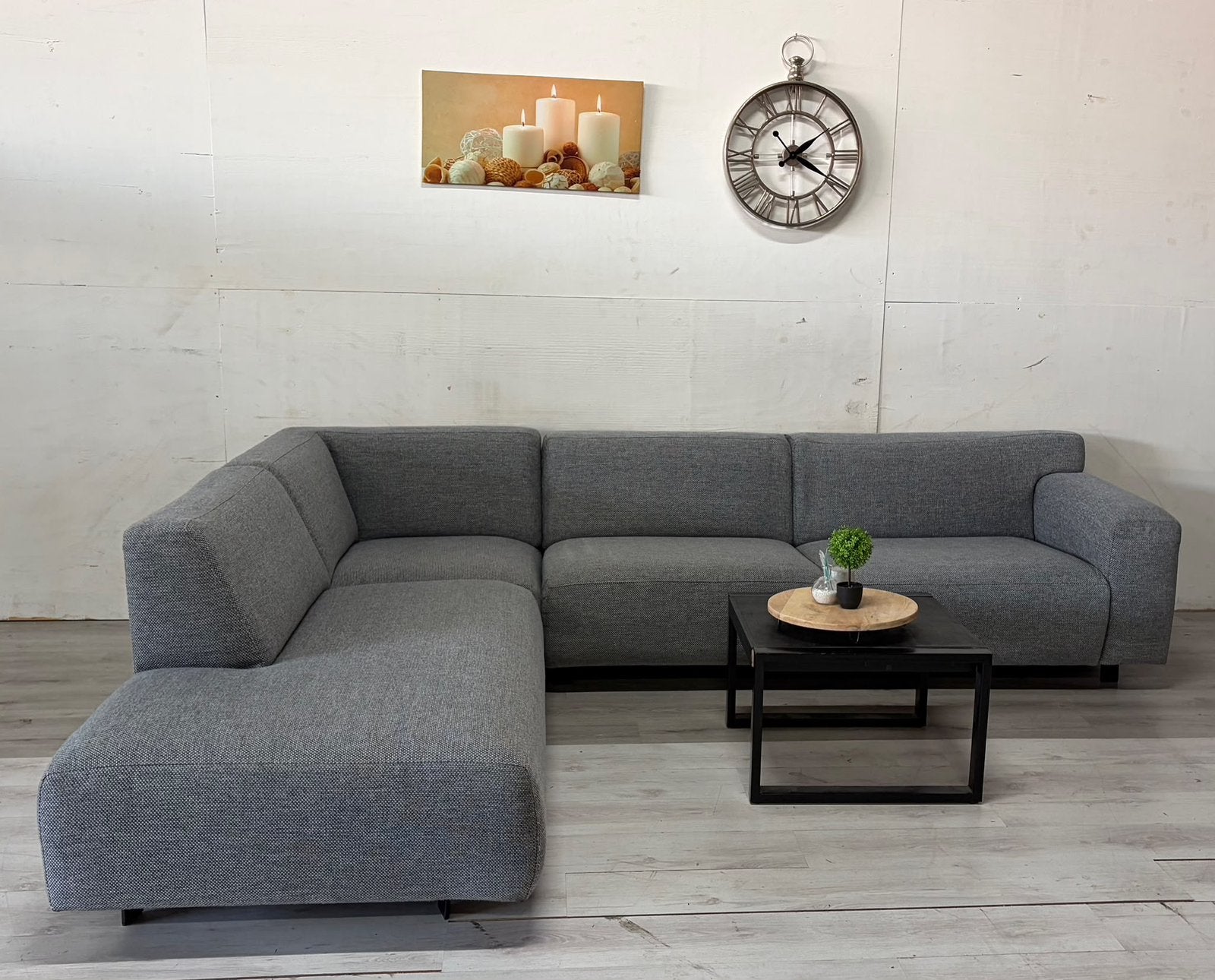 Hoekbank Montel - Bezorging mogelijk, 125 cm of meer, 125 cm of meer, Ophalen of Verzenden, Zo goed als nieuw
