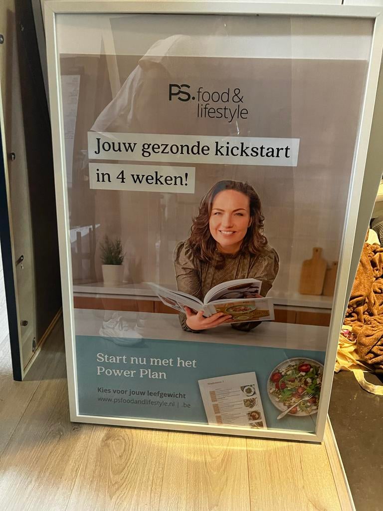 IKEA RÖDALM Fotolijst, wit, 61x91 cm, Ophalen, Zo goed als nieuw, Hout