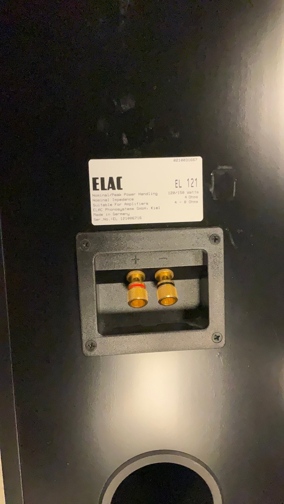 ELAC EL 121 Luidspreker - 120/150 Watt, Made in Germany, 120 tot 150 watt, Overige typen, Zo goed als nieuw, Ophalen