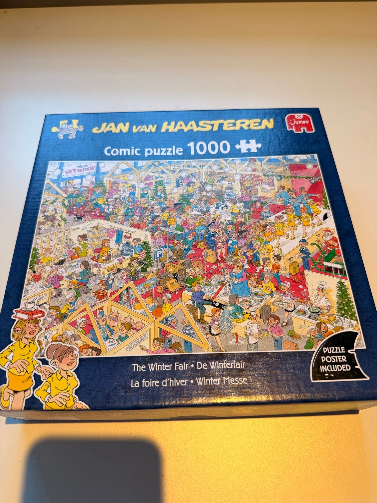 Jan van Haasteren De Winterfair 1000 stukjes puzzel, Ophalen, 500 t/m 1500 stukjes, Gebruikt, Legpuzzel