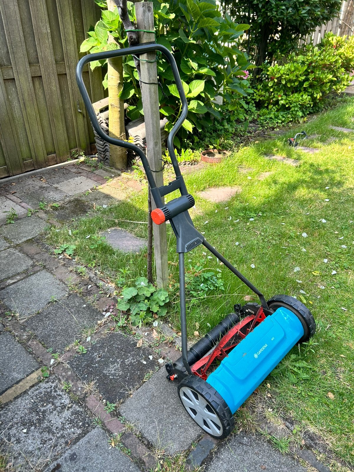 Gardena handmaaier 400, Tuin en Terras, Kooimesmaaier, Ophalen, Zo goed als nieuw