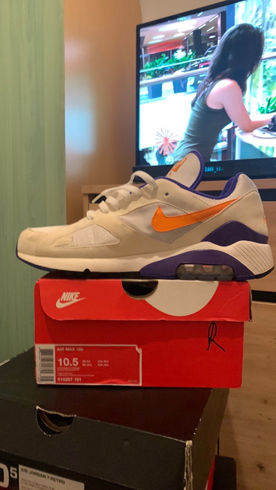 NIKE AIR MAX 180 OG-‘Bright Ceramic”/Size 44.5, Overige kleuren, Sportschoenen, Ophalen of Verzenden, Zo goed als nieuw