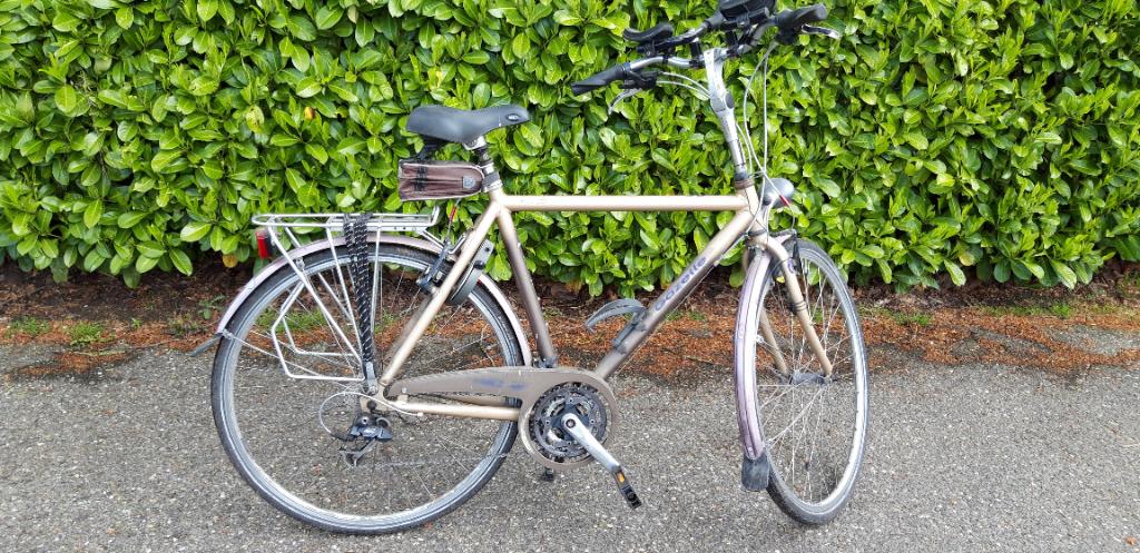Heren fiets, Ophalen, Gebruikt, Velgrem, Versnellingen