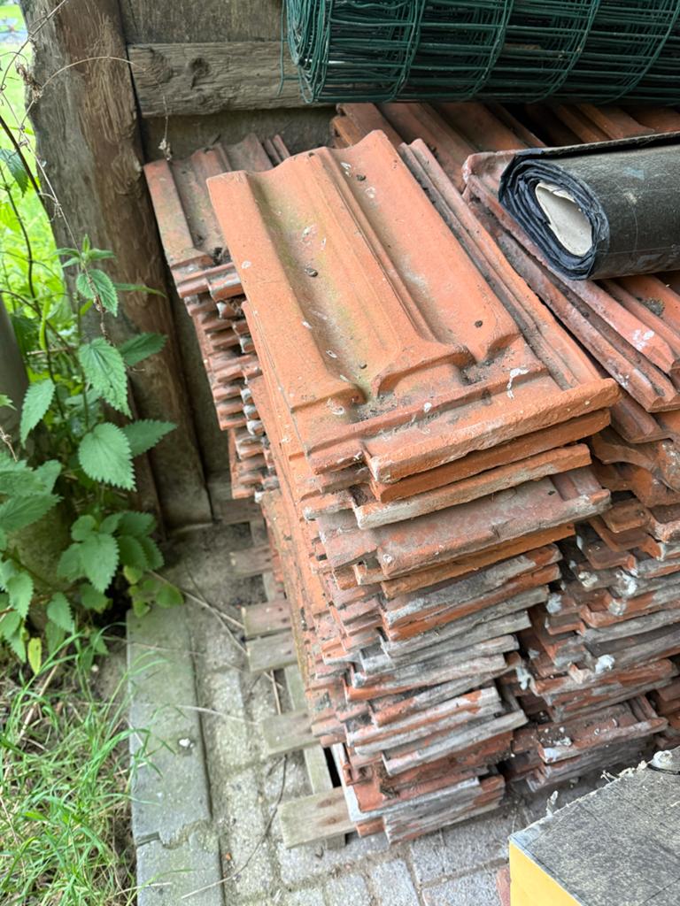 Mulder dakpannen, Doe-het-zelf en Verbouw, Overige materialen, Gebruikt, Ophalen of Verzenden, 15 m² of meer