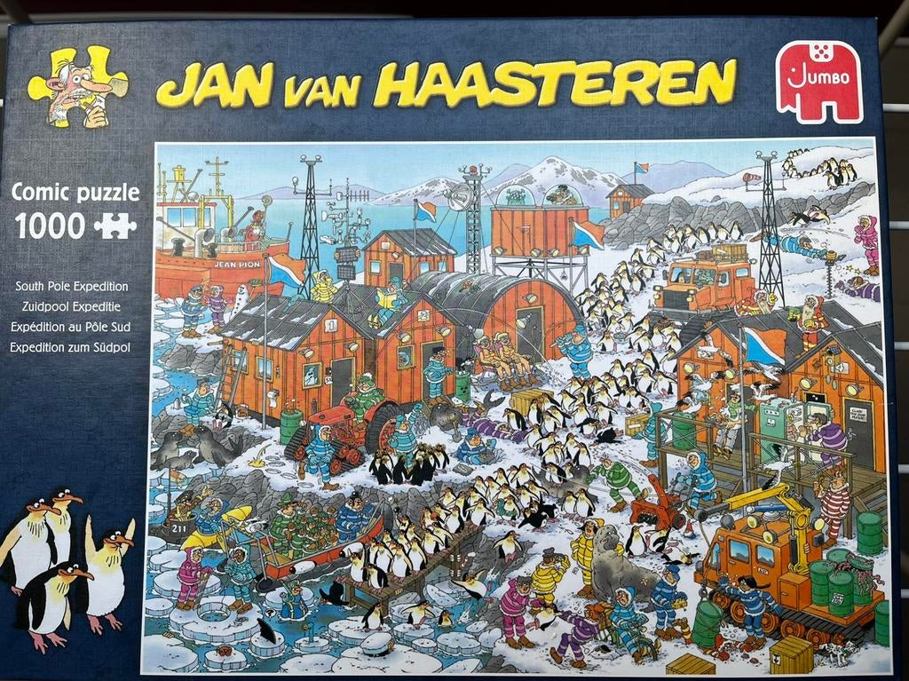 Jan van Haasteren Zuidpool expeditie, Ophalen, 500 t/m 1500 stukjes