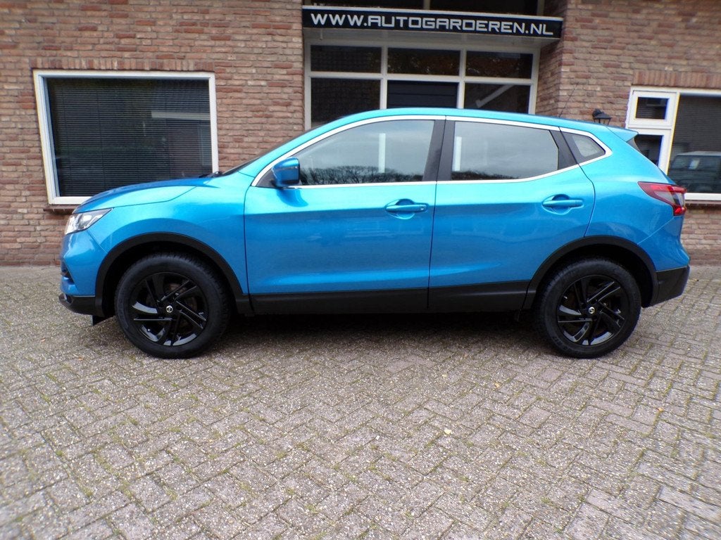 Nissan Qashqai 1.2 Visia, Auto's, Voorwielaandrijving, Stof, Gebruikt, Blauw