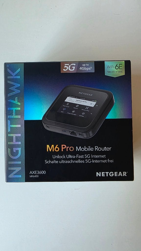 Netgear Nighthawk M6 Pro Mobile Router + MIMO Antenne, Ophalen of Verzenden, Zo goed als nieuw, Router, Netgear