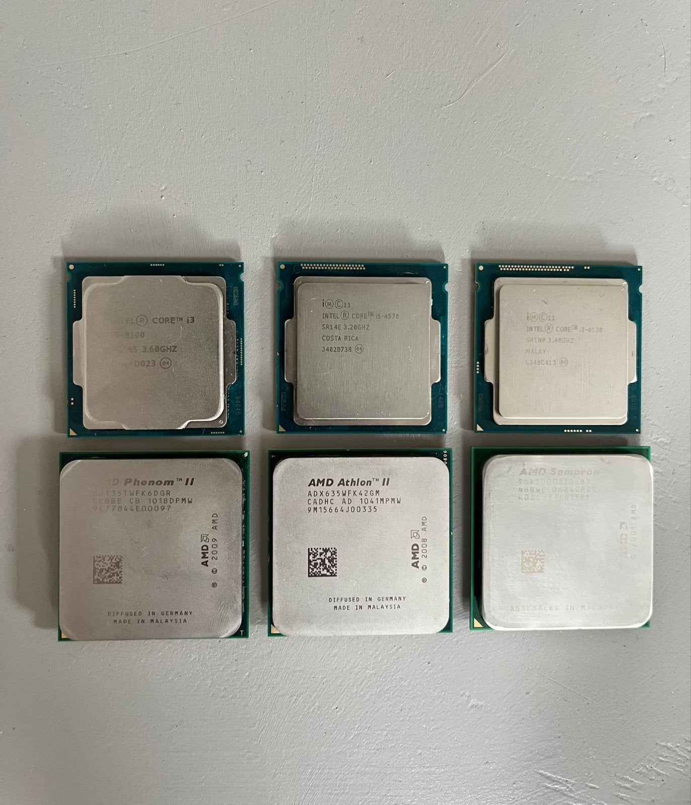 Intel en amd cpu' s, Computers en Software, Processors, Gebruikt, Ophalen of Verzenden, 2-core, Intel en amd
