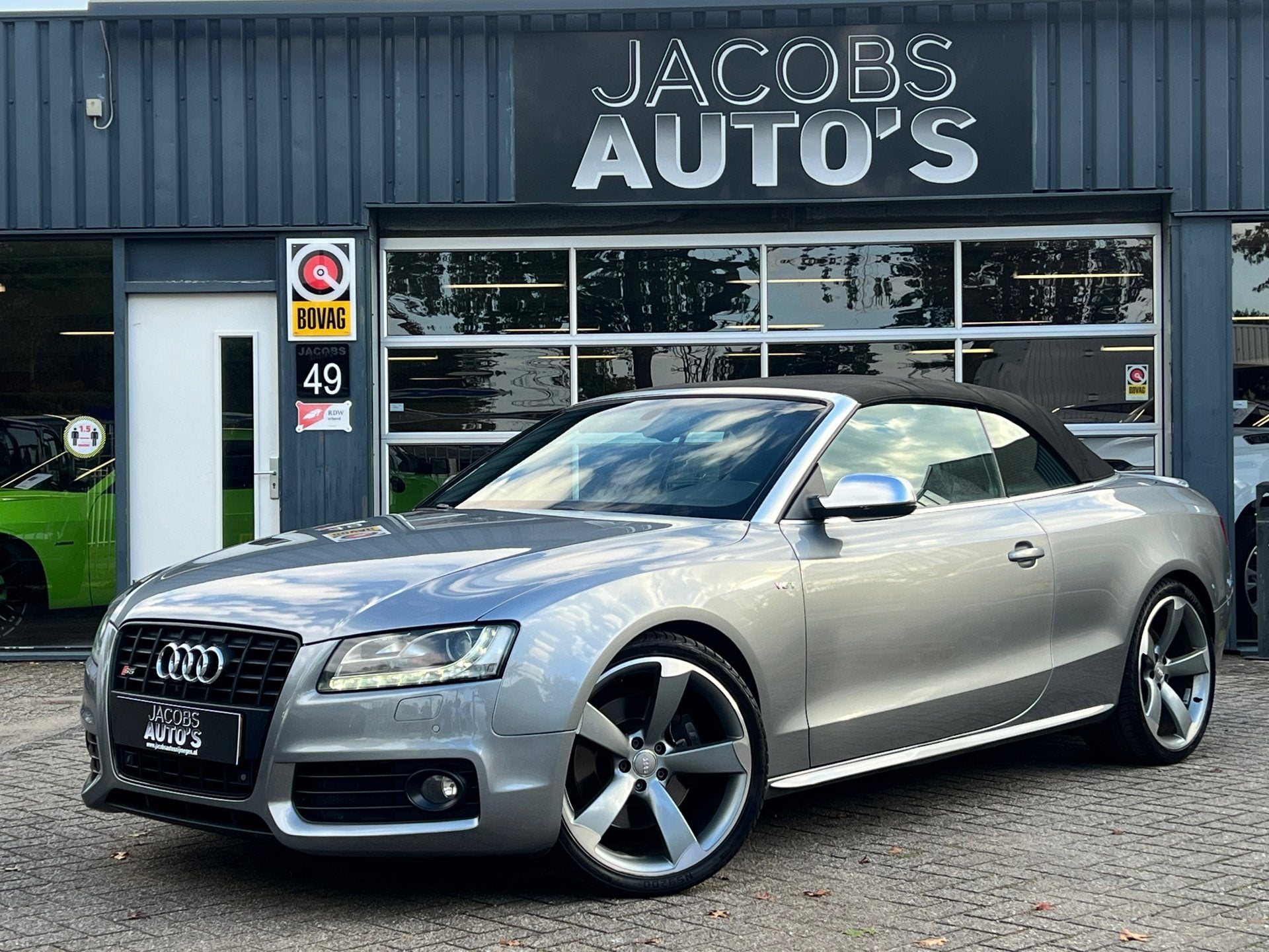Audi A5 Cabriolet 3.0 TFSI S5 quattro Pro Line, Automaat, Euro 5, Gebruikt, Zwart