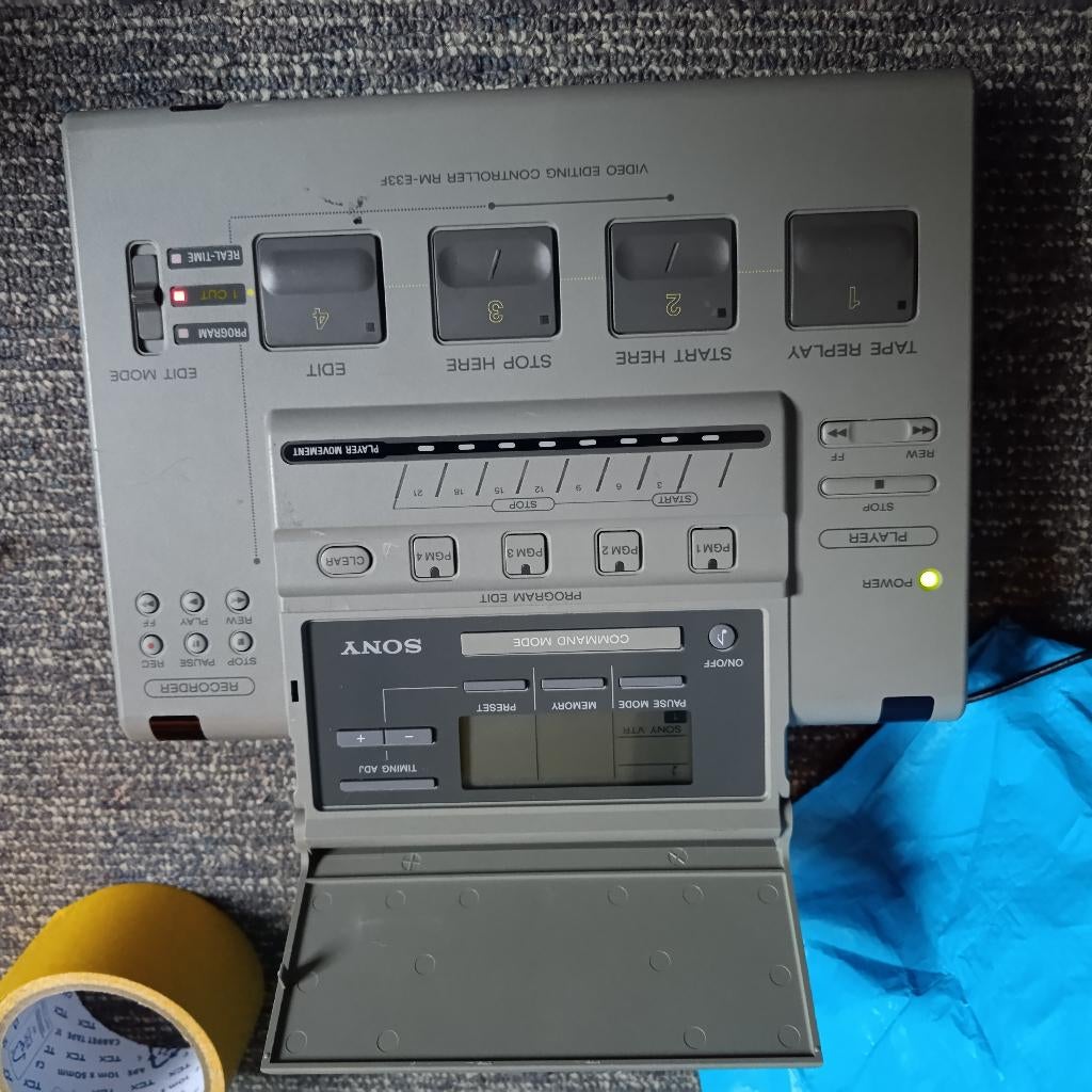 Sony- video editing controller RM- E33F, Ophalen of Verzenden, Gebruikt, Audio