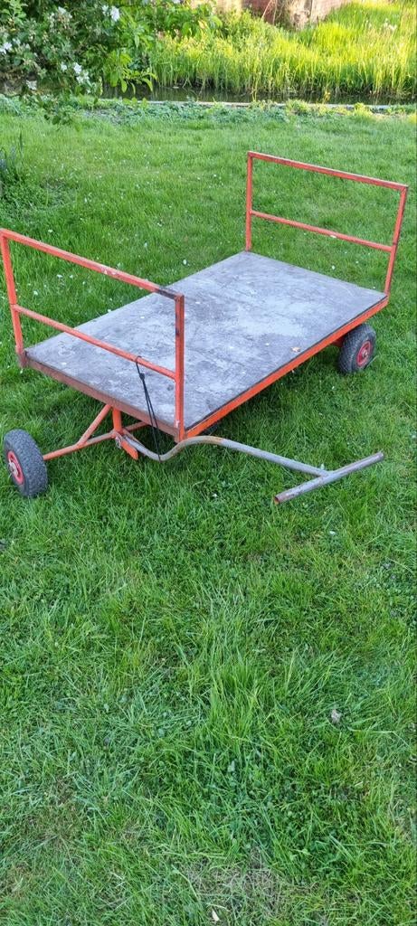 Aanhanger Aanhangertje bolderkar kar transport wagen, Doe-het-zelf en Verbouw, Transportwagens, 100 liter of meer, Ophalen, Transportkar