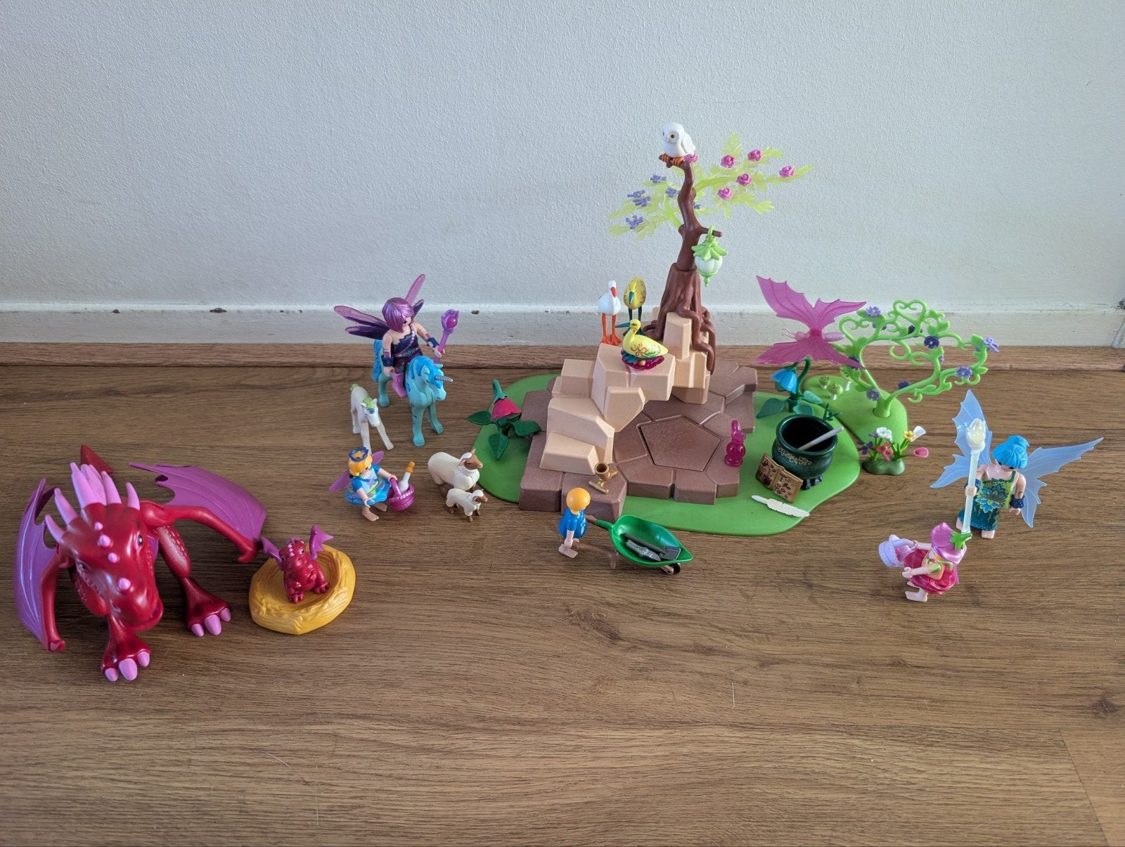 Playmobil feeënset met draak, Ophalen of Verzenden