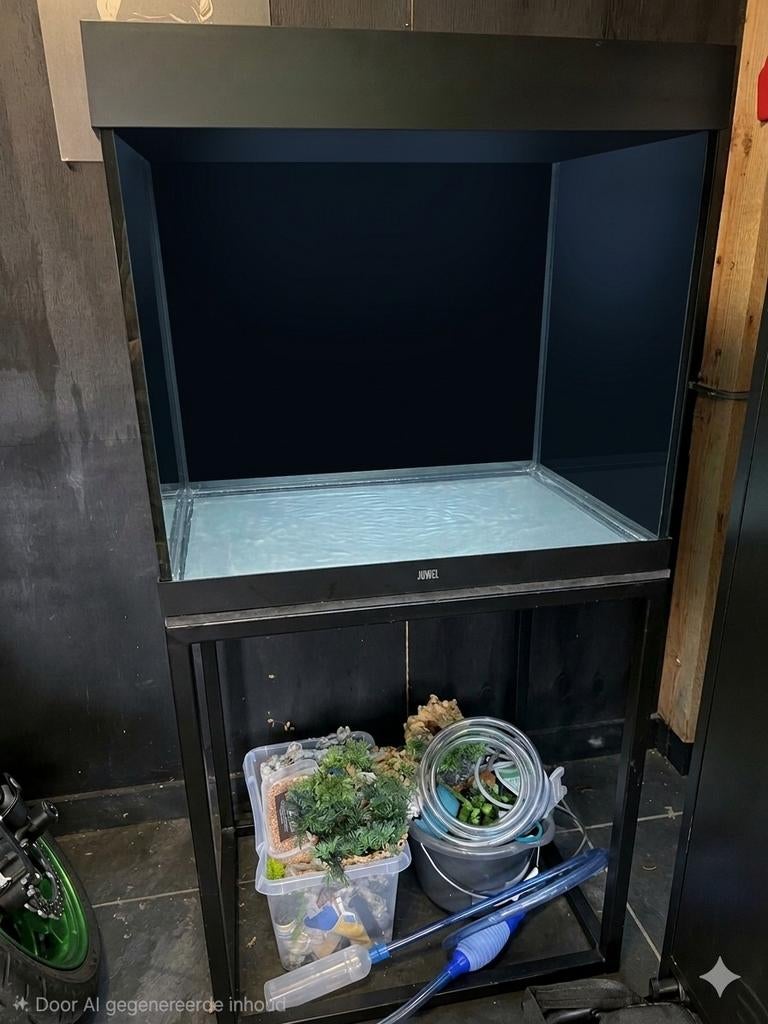 Aquarium juwel compleet 200L, Ophalen, Nieuw, Leeg aquarium, Inclusief deksel