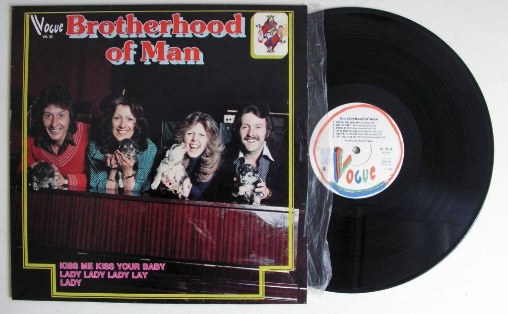 Brotherhood Of Man Brotherhood Of Man 12 nrs LP 1976 mooi, Fotohoes, Ophalen of Verzenden, Zo goed als nieuw, 12 inch