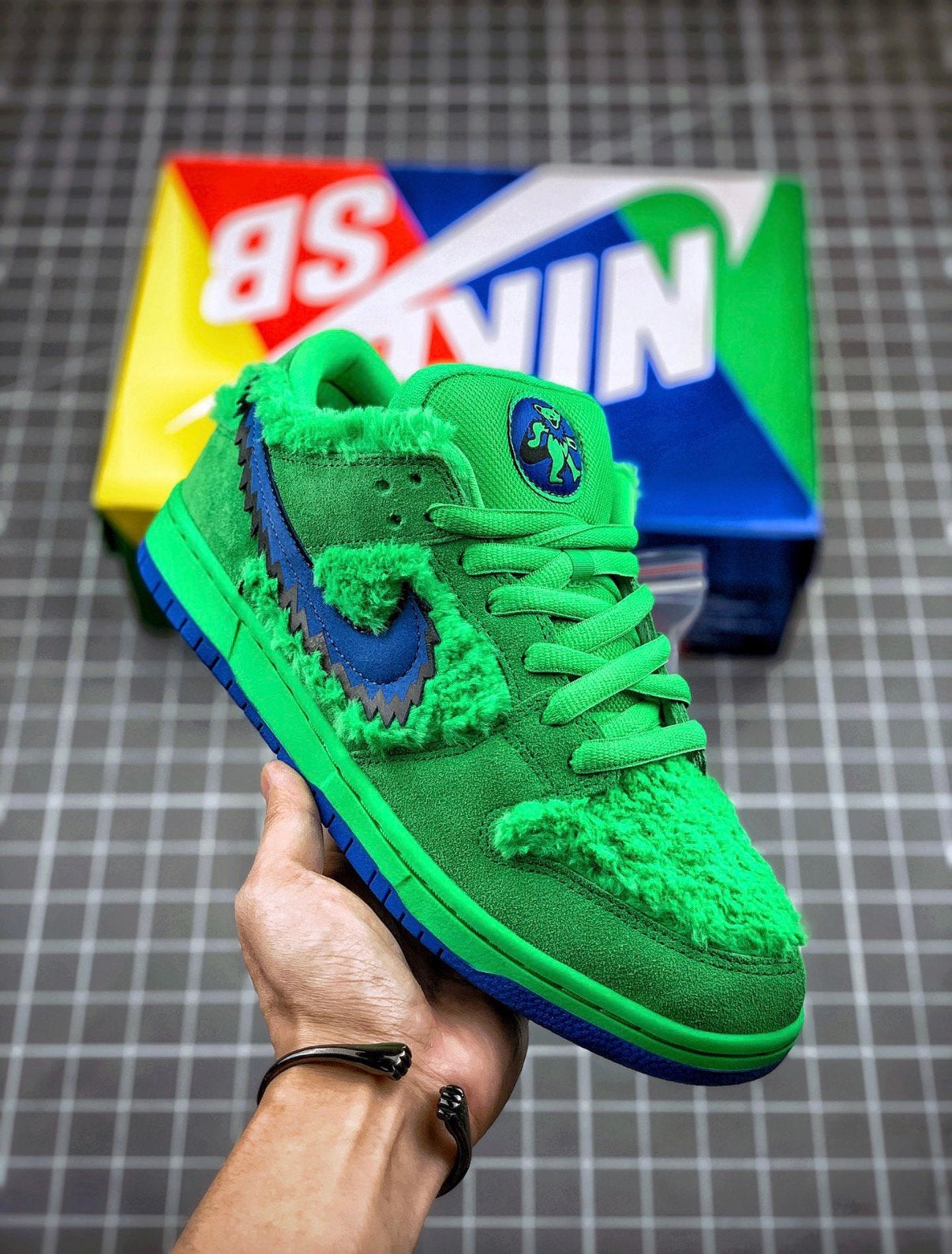 Nike SB Dunk Low Grateful Dead Bears Green, Overige kleuren, Nieuw, Ophalen of Verzenden, Sneakers of Gympen