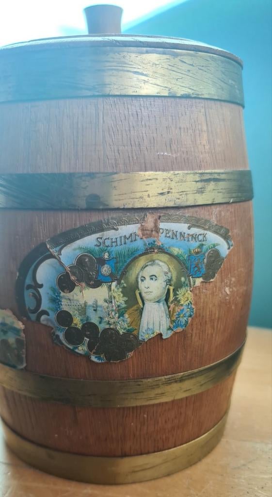 Vintage Schimmelpenninck sigarenkistje / tabakspot, Antiek en Kunst, Ophalen of Verzenden