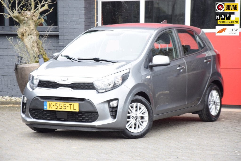 Kia Picanto 1.0 MPi DynamicLine 2021 Carplay Navi Airco, Auto's, Kia, Voorwielaandrijving, Stof, 4 stoelen, 23 km/l