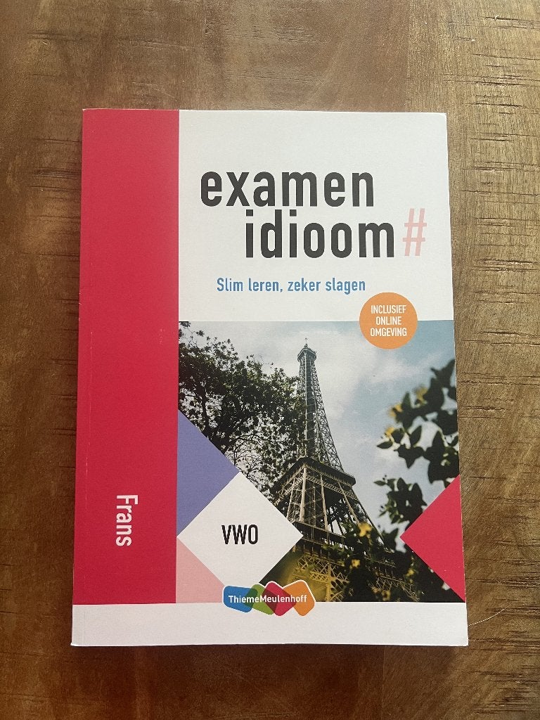 examenidioom vwo frans - examenbundel, Frans, VWO, Ophalen of Verzenden, Nieuw