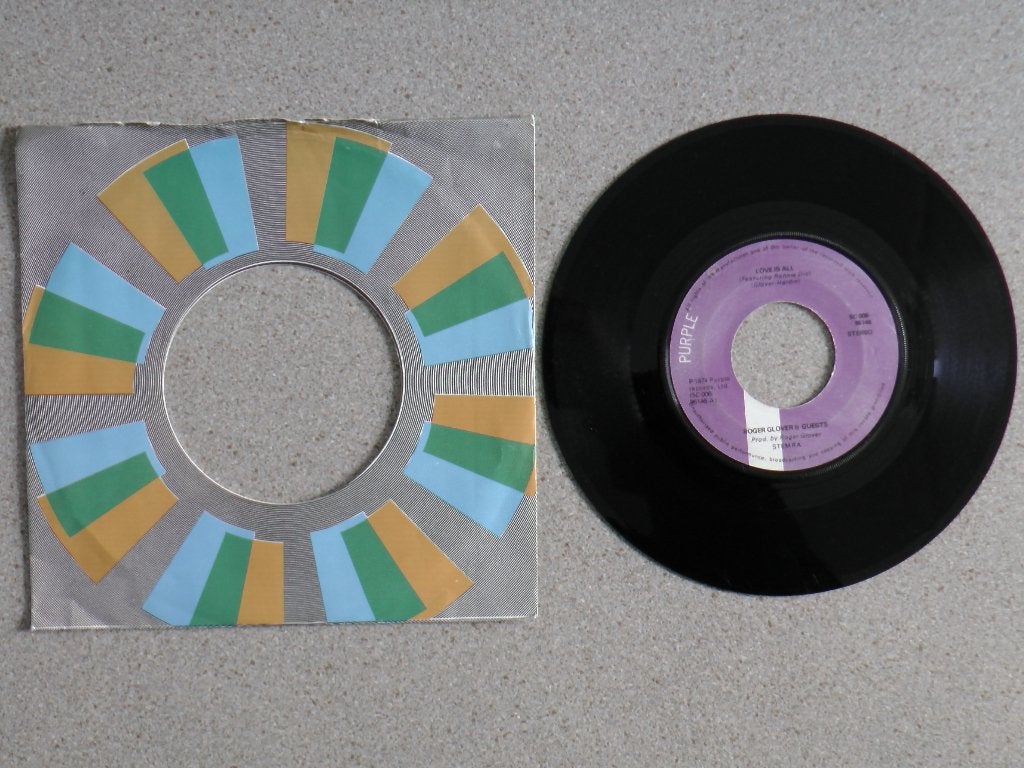 Roger Glover - Love is all VINYL SINGLE, Gebruikt, 7 inch, Single, Ophalen of Verzenden